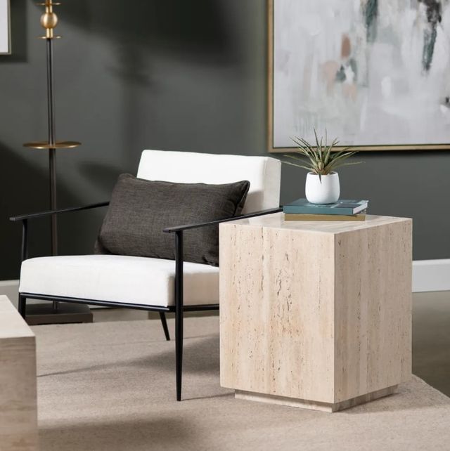 Crestview Collection Palermo Beige End Table-1
