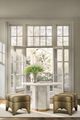 Hooker® Furniture Eleana Faux Onyx Round Dining Table with Sunlit Bronze Base-1