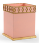 Chelsea House Shayla Copas Coral/Metallic Gold Perkins Planter-0