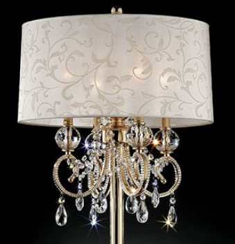 Furniture of America® Deborah Gold Table Lamp-1