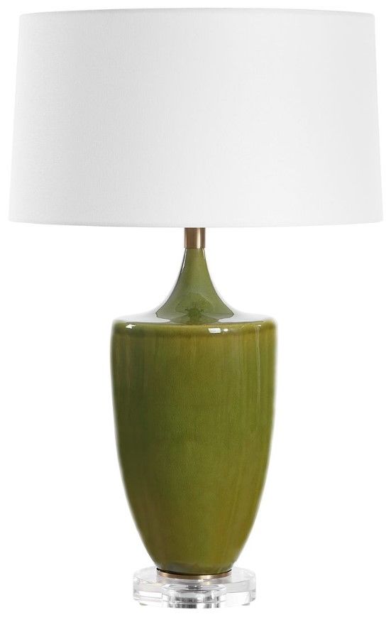 Uttermost® Adela Moss Green Table Lamp-0