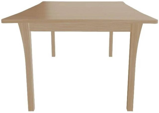 Mavin Customizable 42" x 42" Concave Extendable Dining Table with 2 Leaves-2