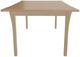Mavin Customizable 42" x 42" Concave Extendable Dining Table with 2 Leaves-2