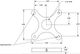 Sanus® Black Concrete Ceiling Adapter for Ceiling Mounts-1