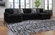 Signature Design by Ashley® Midnight-Madness 3-Piece Onyx U-Shape Sectional-2