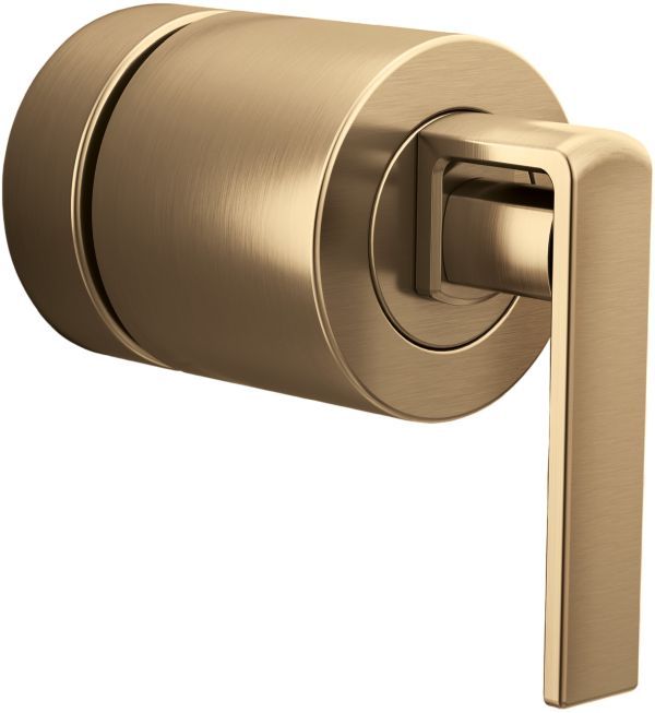 Brizo Frank Lloyd Wright®  Brilliance® Luxe Gold® Sensori® Thermostatic Valve Trim Lever Handle-0