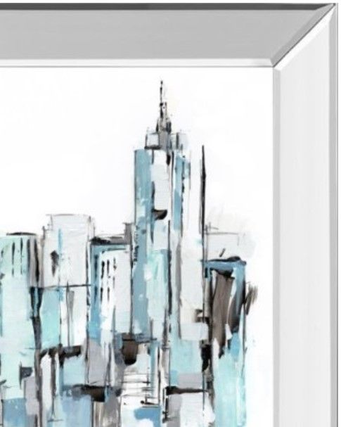 Classy Living Ethan Harper Blue City I Wall Art-1