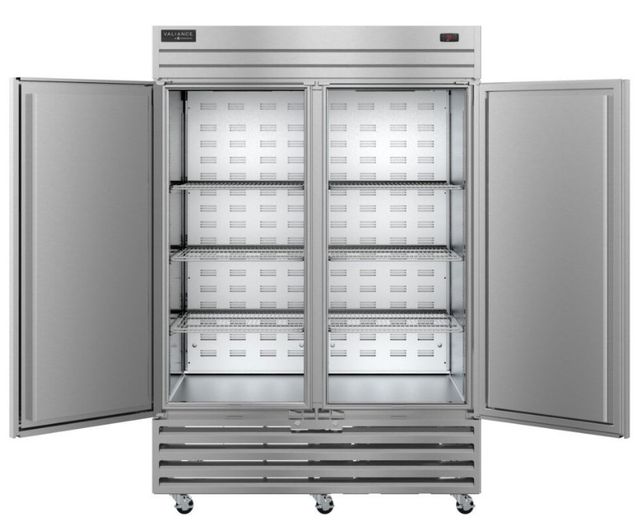 Hoshizaki Valiance® 55" 42.5 Cu. Ft. Stainless Steel Two Section Upright Freezer with Lock-3