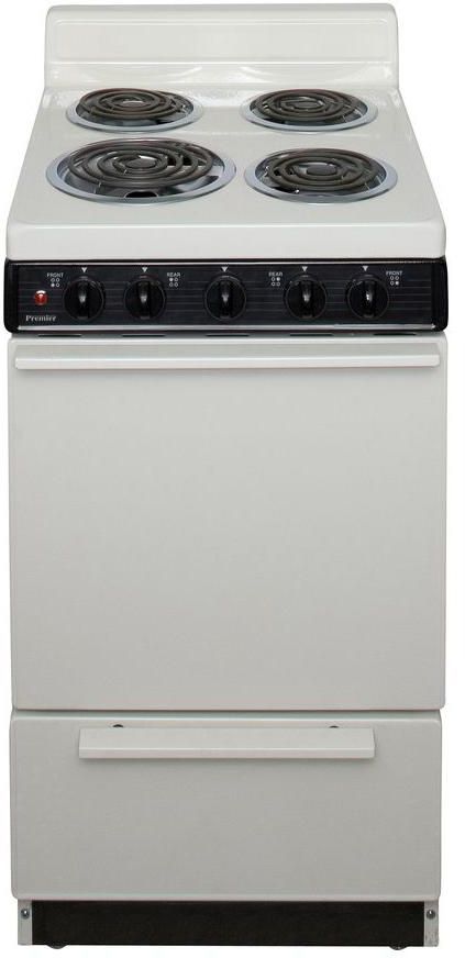 Premier 20" Biscuit Freestanding Electric Range-0