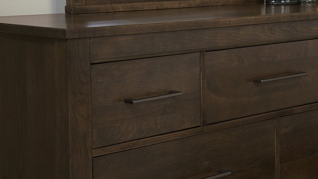 LM Co Home By Vaughan-Bassett Crafted Cherry by Ben & Erin Napier Dark Cherry 7-Drawer Dresser-2