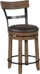 Sunny Designs™ Doe Valley Buckskin 24" Fullback Swivel Stool-0