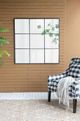 A & B Home Matt Black Regency Outdoor Mirror-5
