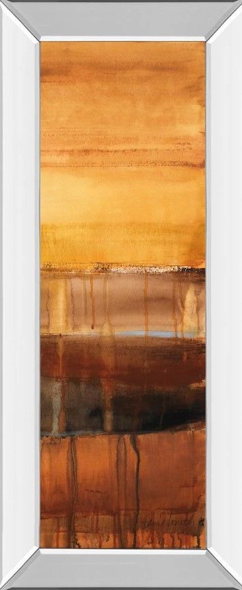 Classy Art Autumn Glows Il by Lanie Loreth Mirror Framed Wall Art-0