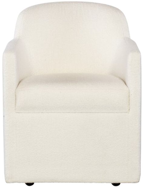 Hooker® Furniture Commerce and Market Izabela Wolf Pearl Upholstered Arm Chair-2