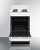 Summit® 20" White Freestanding Electric Range-1