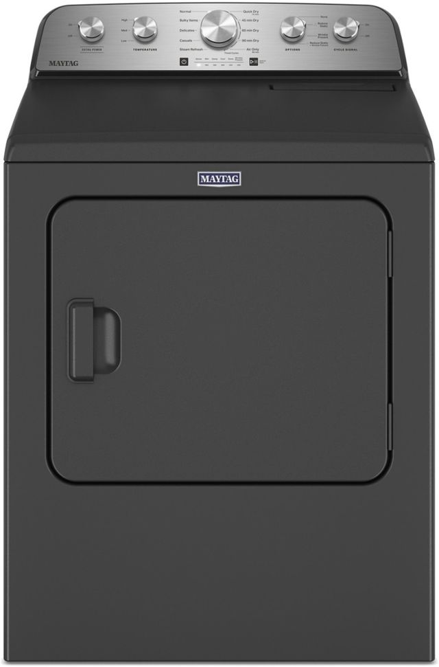 Maytag® 7.0 Cu. Ft. Volcano Black Front Load Electric Dryer-0