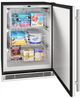 U-Line® 4.8 Cu. Ft. Stainless Solid Undercounter Convertible Freezer -2