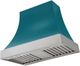 AGA Cascade 36" Salcombe Blue Wall Mounted Range Hood with Brushed Nickel Trim-0