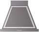 Ilve® Nostalgie II Noblesse 30" Graphite Matte Wall Mounted Range Hood with Chrome Trim-0