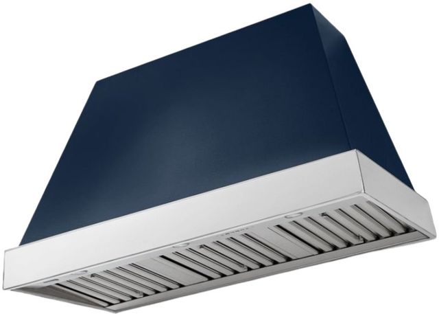 AGA Euclid 48" Indigo Wall Mounted Range Hood  with Polished Chrome Trim-0