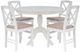 Linon Norah 5-Piece White Dining Set-0