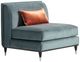 Michael Amini® La Francaise Azure/Black Armless Chair-0