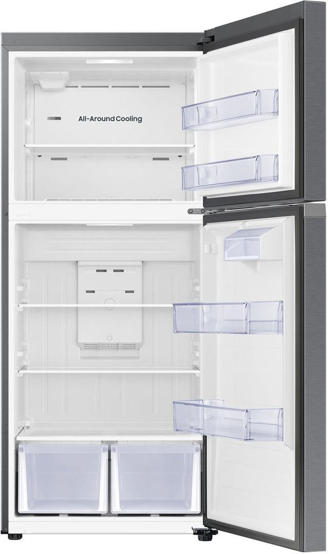 Samsung 29" 17.5 Cu. Ft. Fingerprint Resistant Stainless Steel Garage-Ready Top Freezer Refrigerator-1
