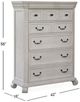 Magnussen Home® Bronwyn Alabaster 6-Drawer Chest-2