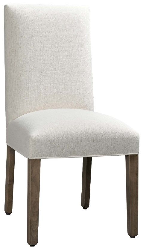 Country View Woodworking Customizable Addison Side Chair with Brown Maple Legs-0