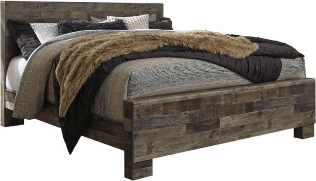Benchcraft® Derekson Multi Gray King Panel Headboard