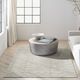 Nourison Home™ CK029 Captivating Gray/Ivory Indoor 5'x7' Area Rug-1