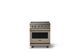 Viking® 5 Series 30" Nantucket Pro Style Induction Range with Brushed Brass Trim-0