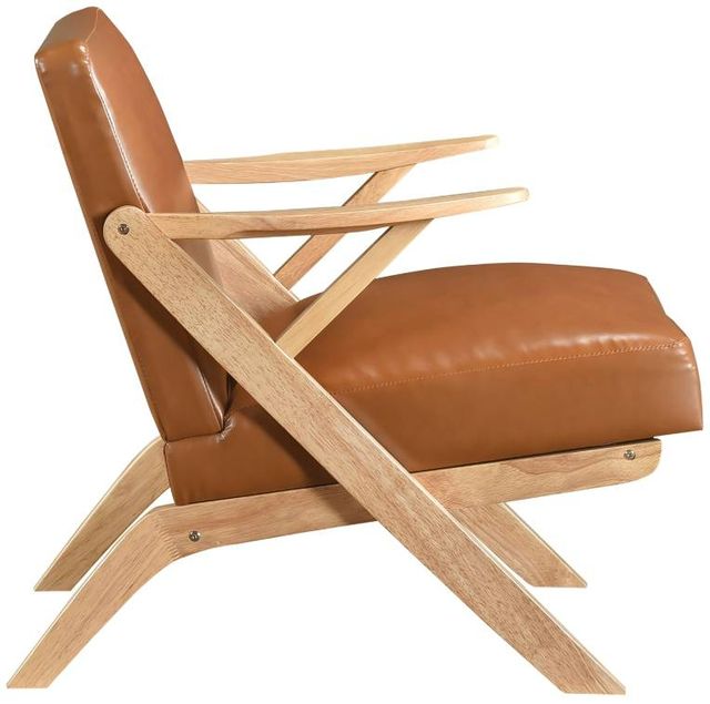 Homelegance® Gideon Brown/Natural Accent Chair-3