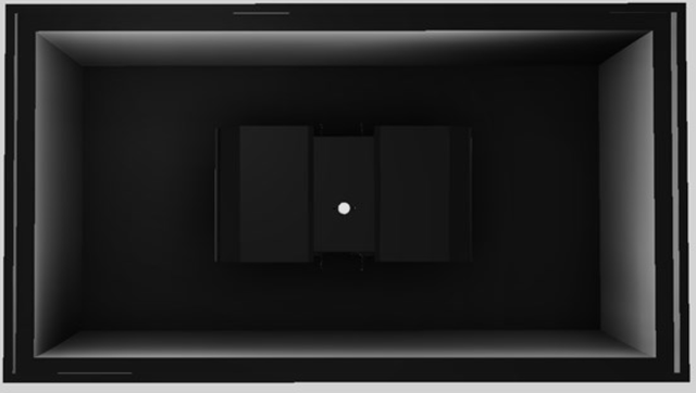 Vent-A-Hood® Designer Series 54" Black Island Range Hood-3