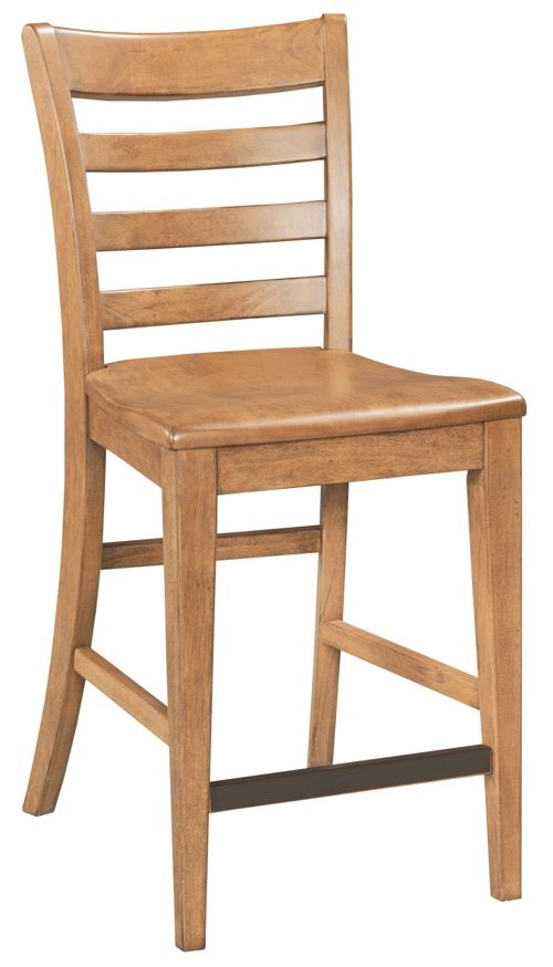 Kincaid® Kafe Cappuccino Tall Ladder Back Counter Stool-1