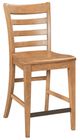 Kincaid® Kafe Cappuccino Tall Ladder Back Counter Stool-1