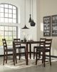 Signature Design by Ashley® Coviar 5-Piece Brown Counter Height Dining Table Set-4