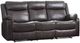 Homelegance® Yerba Dark Brown Double Manual Reclining Sofa-0