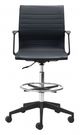 Zuo Modern Stacy Drafter Black Office Chair-3