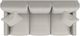 La-Z-Boy® Kennedy Linen Queen Sleeper Sofa-4