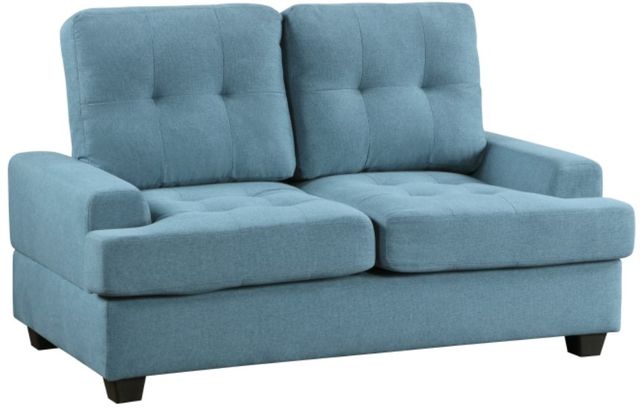 Mazin Furniture Dunstan Blue Loveseat-0