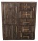 International Furniture Direct Balam Black Gentleman's Chest-4