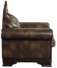 Homelegance® Croydon Brown/Dark Cherry Loveseat-3