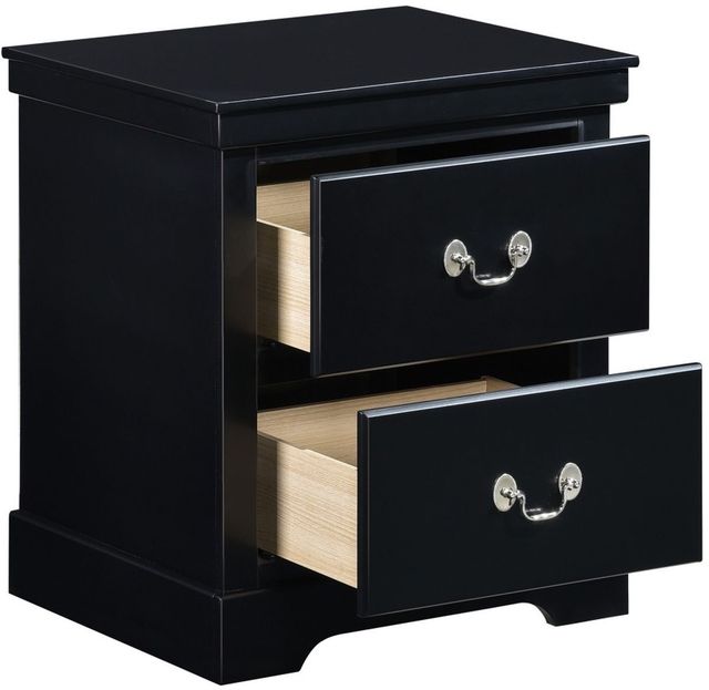 Mazin Furniture Seabright Black Nightstand-2
