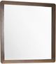 Monarch Specialties Inc. Grey/Walnut Wall Mirror-0