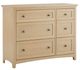 Archbold Furniture Customizable Emmerson 6-Drawer Combo Dresser-0