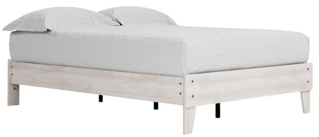 Signature Design by Ashley® Shawburn Whitewash Queen Platform Bed-3
