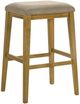 Armen Living Jane 2-Piece Amber Glow/Twilight Taupe Barstool Set-0