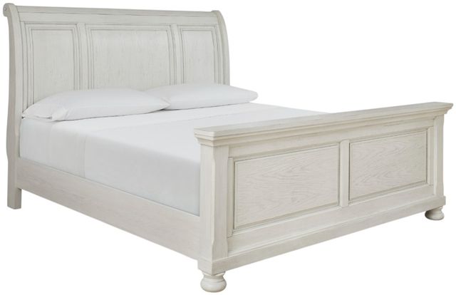 Signature Design by Ashley® Robbinsdale Antique White California King Sleigh Bed-1