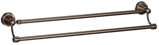 Moen® Bradshaw™ Oil Rubbed Bronze 24" Double Towel Bar-0